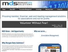 Tablet Screenshot of morgandata.com